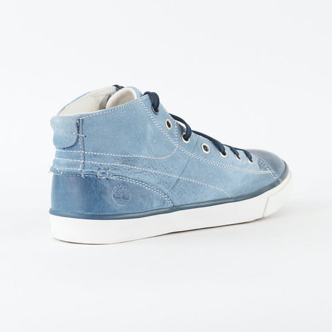 Mens Timberland EK Hookcamp 5265A Light Blue Leather Lace High Top Casual Shoes