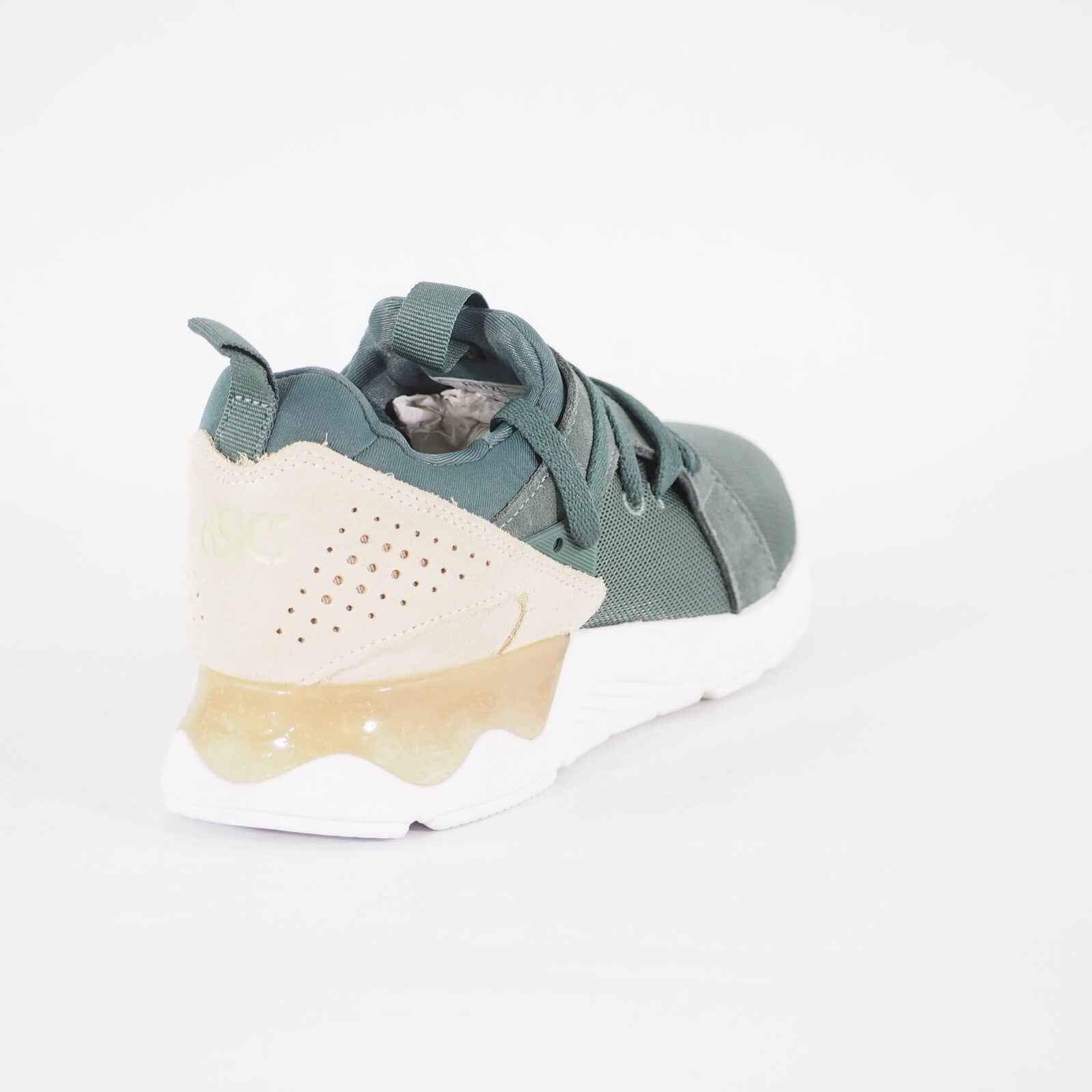 Adult Asics Gel Lyte V Sanze H817L Green Casual Lace Up Running Walking Trainers