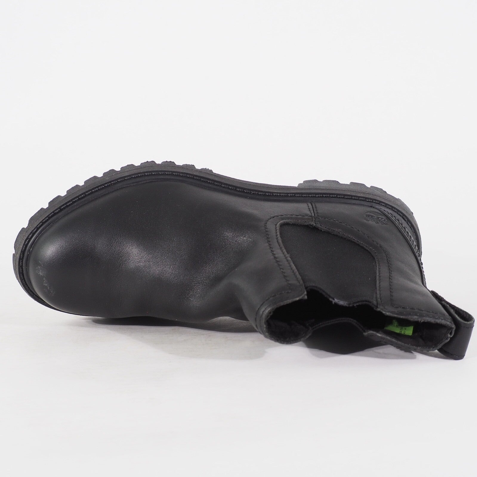 Womens Timberland EK Auth Chelsea 8711A Black Leather Pull On Walking Boots