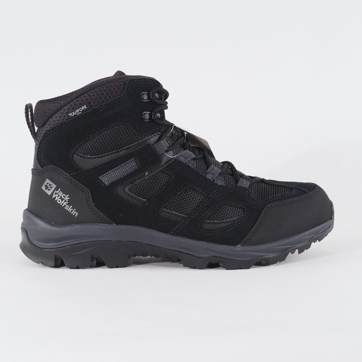 Mens Jack Wolfskin Vojo3 Texapore Leather Black Hiking Walking Waterproof Boots