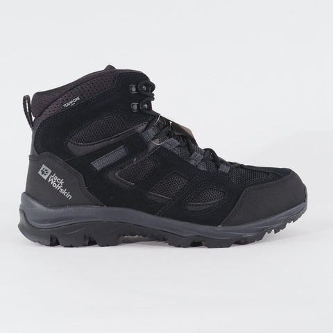 Mens Jack Wolfskin Vojo3 Texapore Leather Black Hiking Walking Waterproof Boots