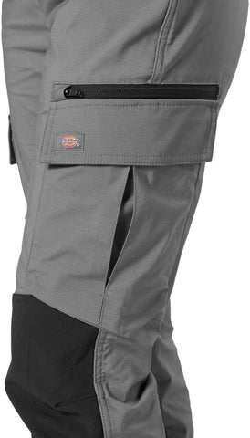 Mens Temp iQ Dickies 365 Grey Work Trousers