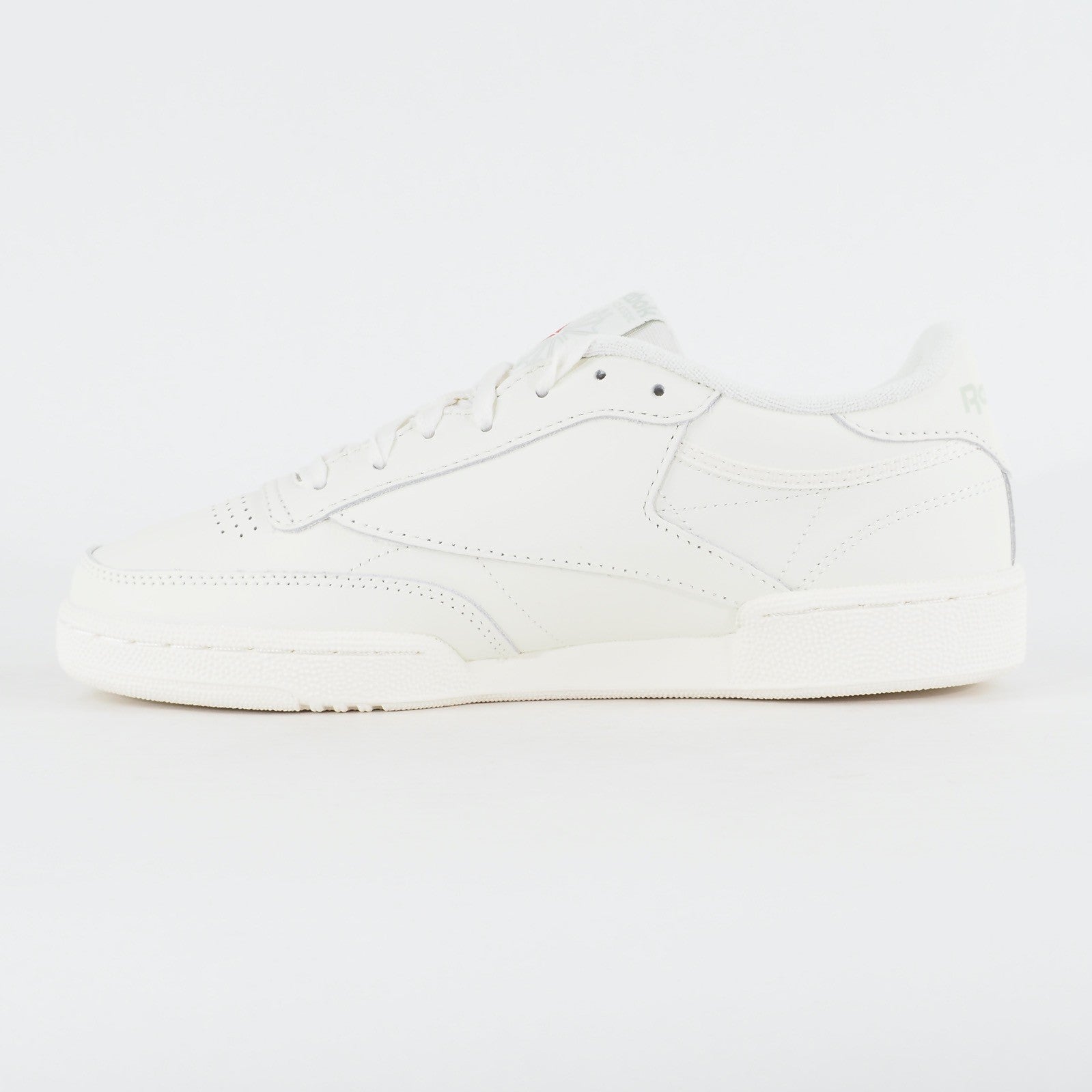 Womens Reebok Club C 85 HQ0947 White Leather Casual Lace Up Sports Trainers