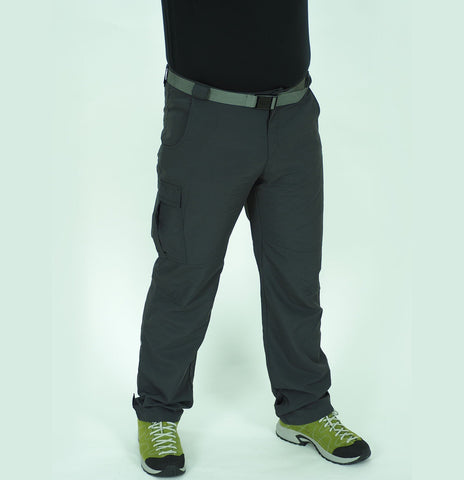 Mens Jack Wolfskin Stromboli Roll Up 5006172 Phantom Comfort Fit Hiking Trousers