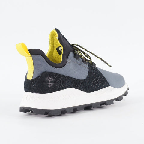 Mens Timberland Brooklyn A2D9E Medium Grey Fabric Lace Walking Casual Trainers