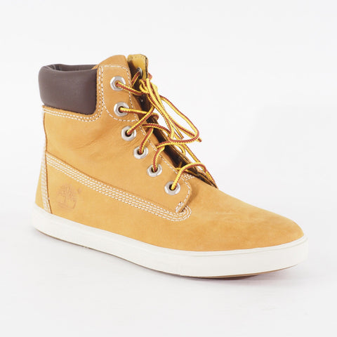 Womens Timberland Dausette 8751R Leather Wheat Casual Shoes Lace Up Chukka Boots