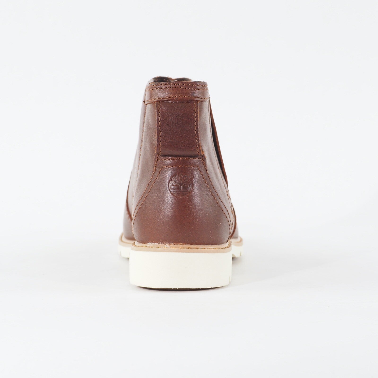 Womens Timberland Bramhall A11KN Tan Leather Slip On Casual Chelsea Boots