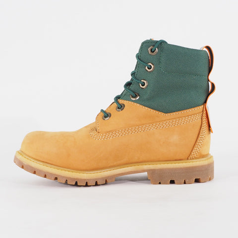 Womens Timberland 6 Inch A2AYW Wheat Leather Lace Up Waterproof Walking Boots