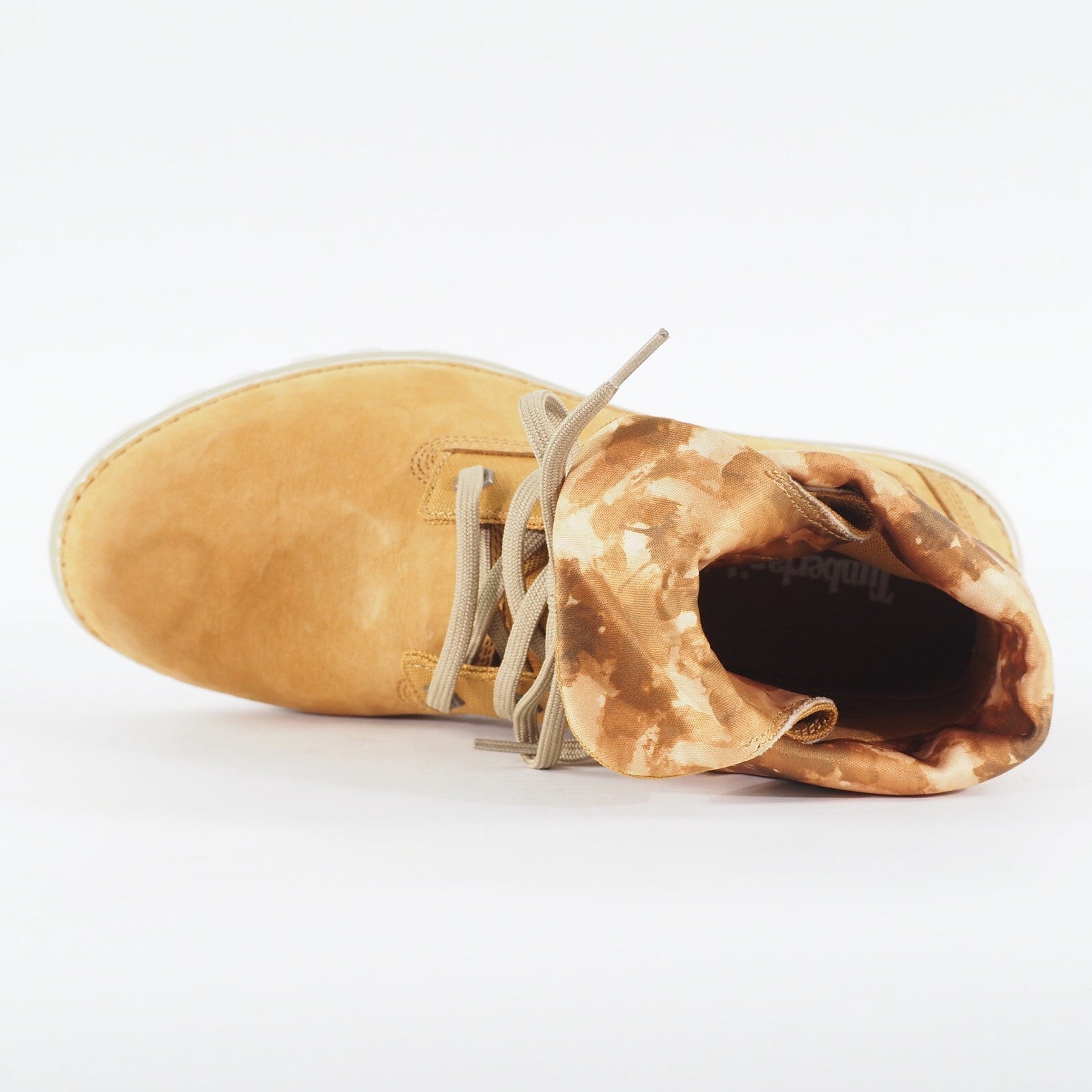 Womens Timberland Brooktn A14D9 Watercolour Wheat Leather Lace Up Walking Boots