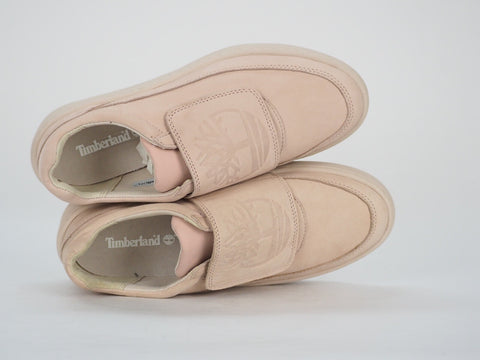 Womens Timberland Ruby Ann A22WN Light Pink Leather Casual Slip On Trainers UK 5