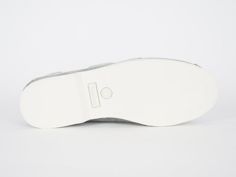 Junior Girls Timberland 2 Eye 4690R Grey Leather Boat Shoes UK 5