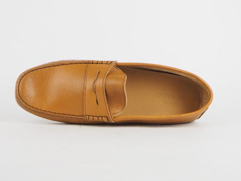 Mens Sebago Tirso Penny B161312 E Cur Tan Leather Slip On Boat Casual Shoes