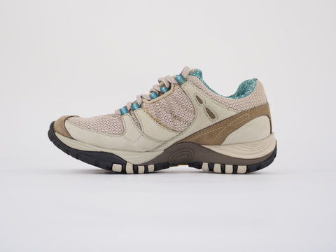 Womens Timberland Hiker Lionshed Low GTX 56676 Tan Cream Leather Hiking Shoes