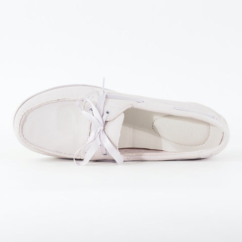 Womens Timberland Classic A1W9Y Lilac Nubuck Leather Lace Up Casual Boat Shoes