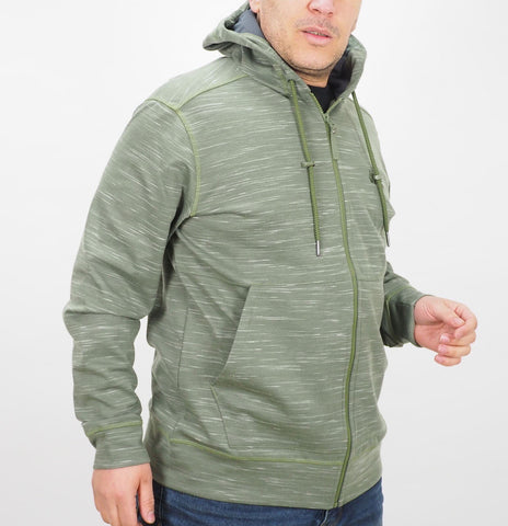 Mens Jack Wolfskin Shoreline 1706201 Woodland Green Hoodie Warm Sweatshirt