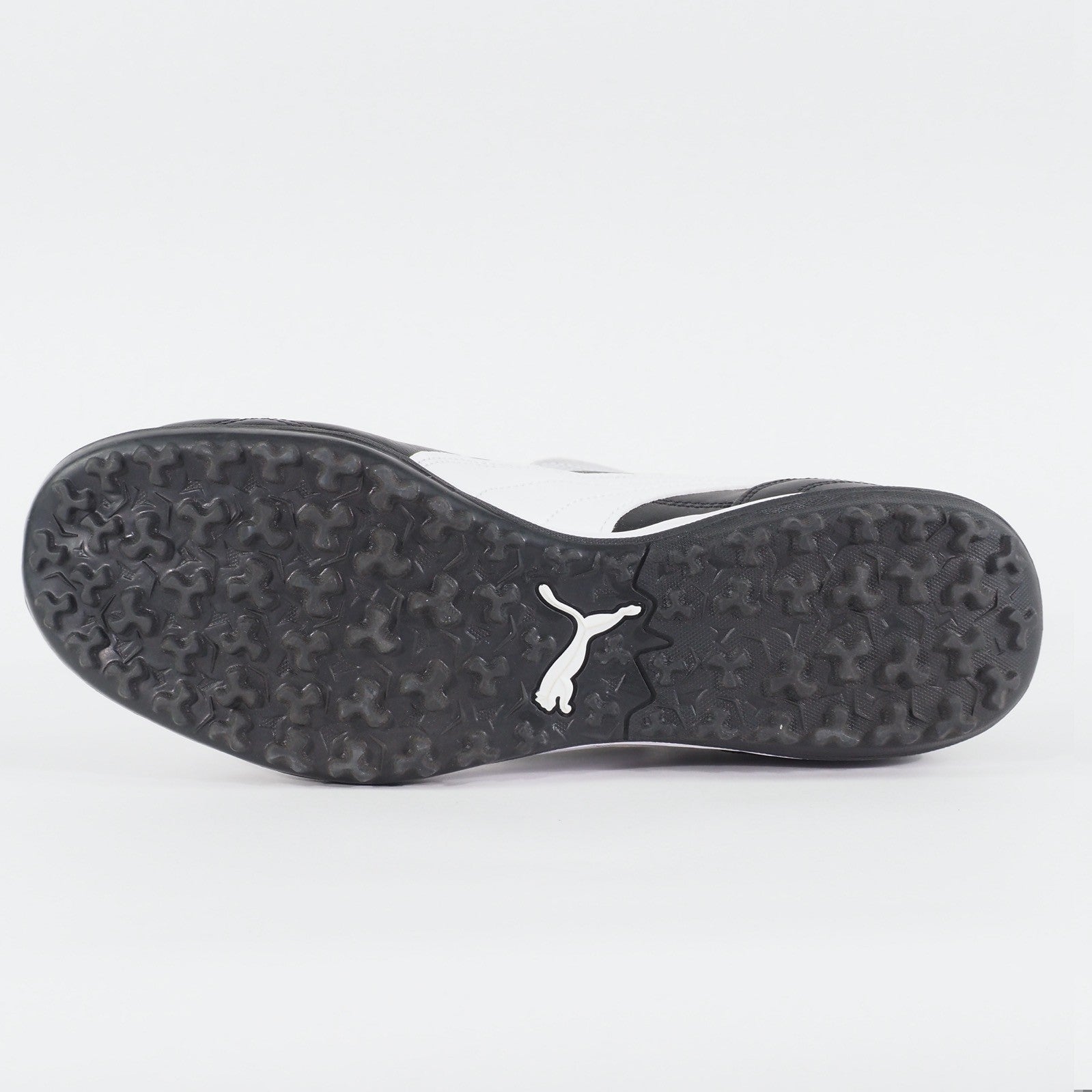 Mens Puma King Cup Leather Astro Black White Football Boots