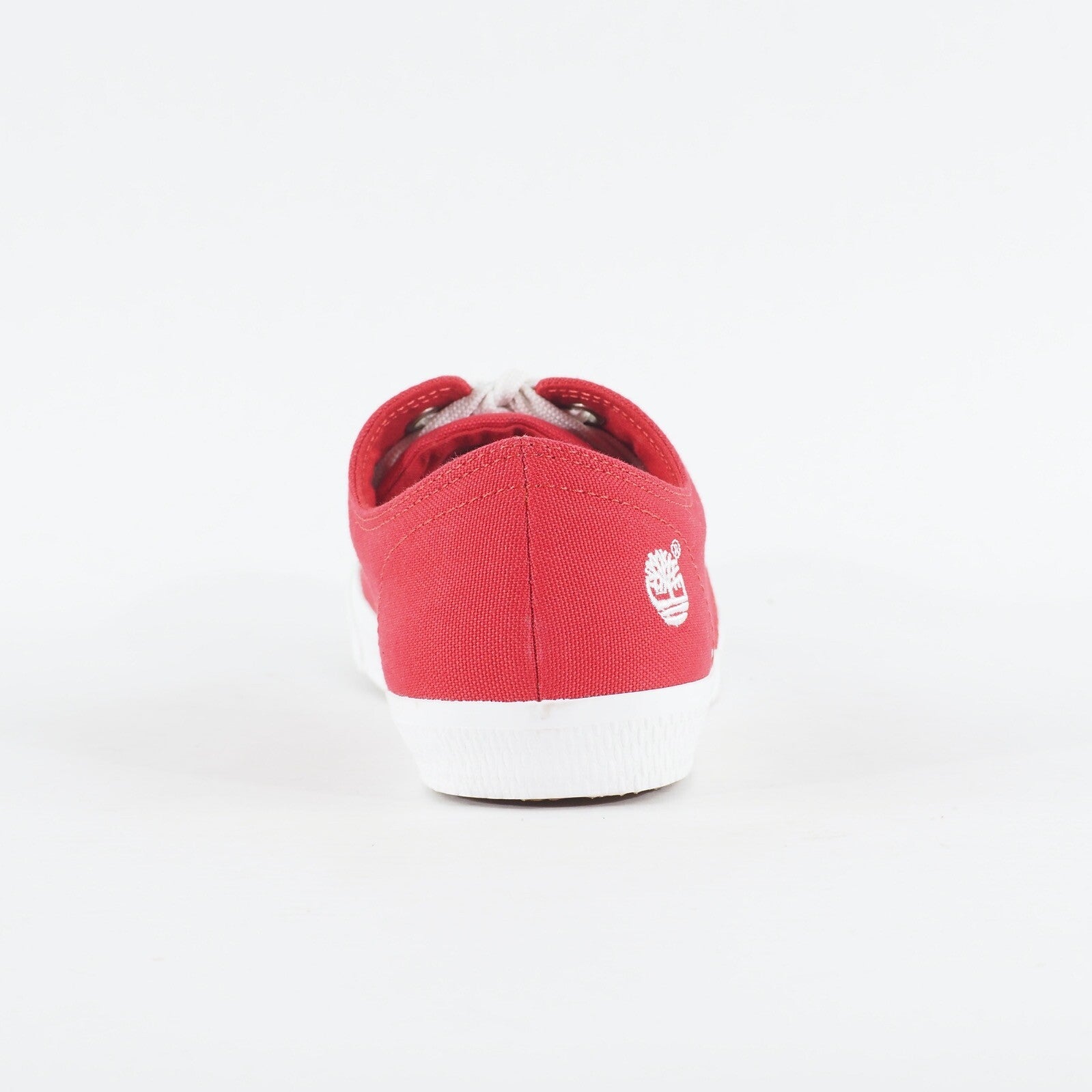 Mens Timberland Hookset 4 Eye 9321B Bright Red Canvas Laced Low Top Casual Shoes