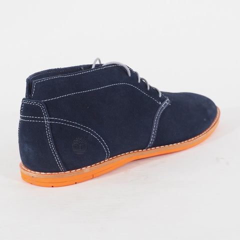 Mens Timberland Revenia Chukka 9062B Navy Leather Lace Up Casual Walking Boots