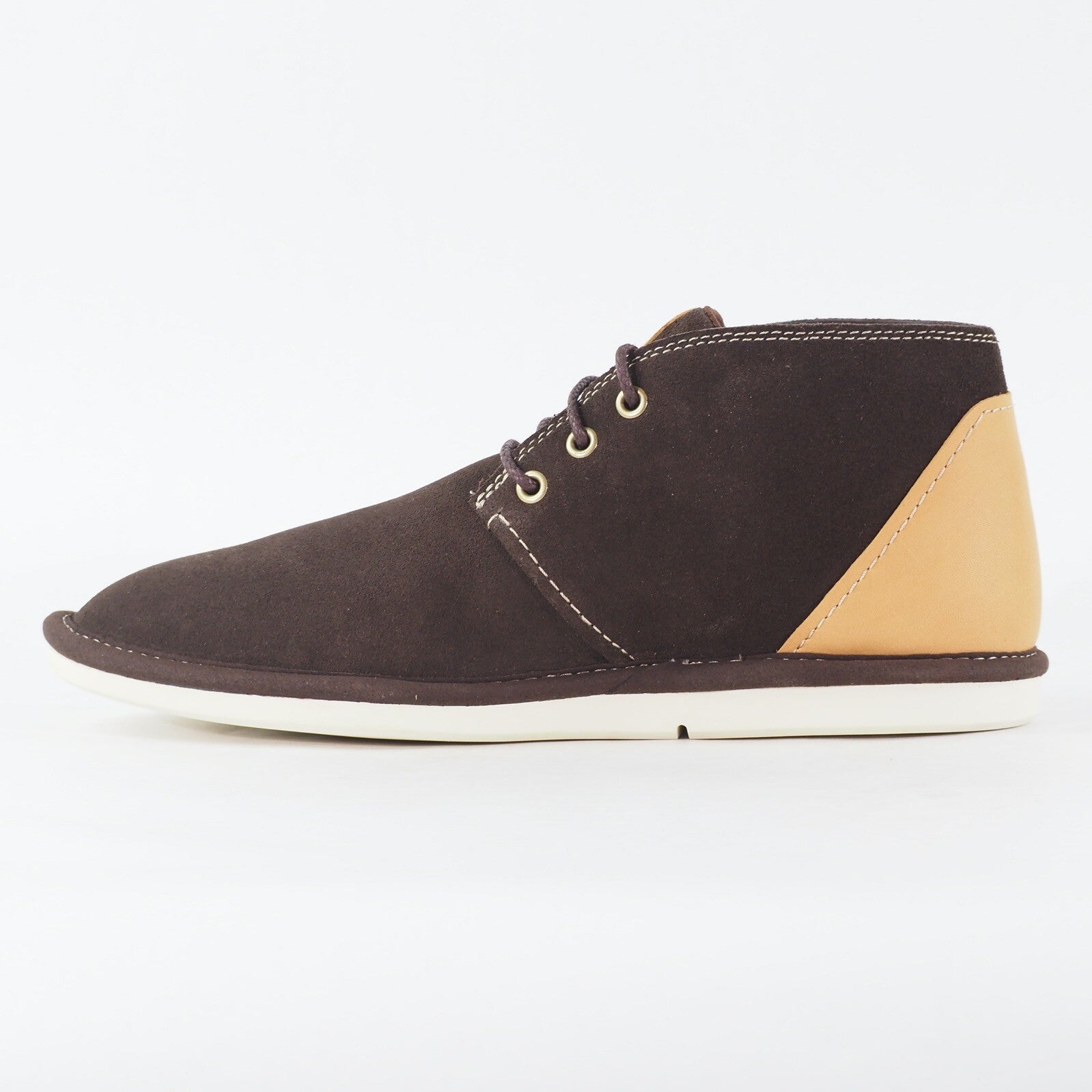 Mens Timberland City Shuffler Chukka A12K7 Dark Brown Leather Lace Casual Shoes