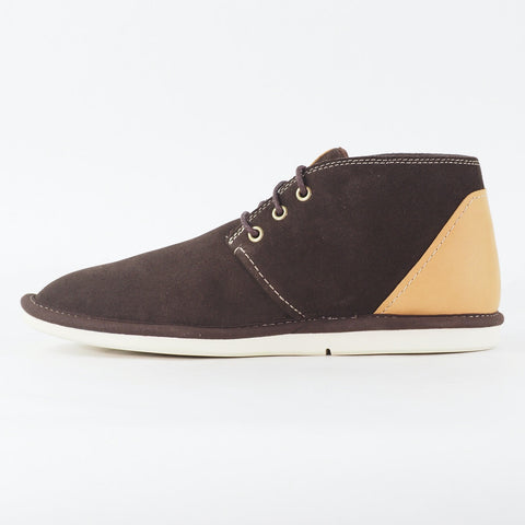 Mens Timberland City Shuffler Chukka A12K7 Dark Brown Leather Lace Casual Shoes