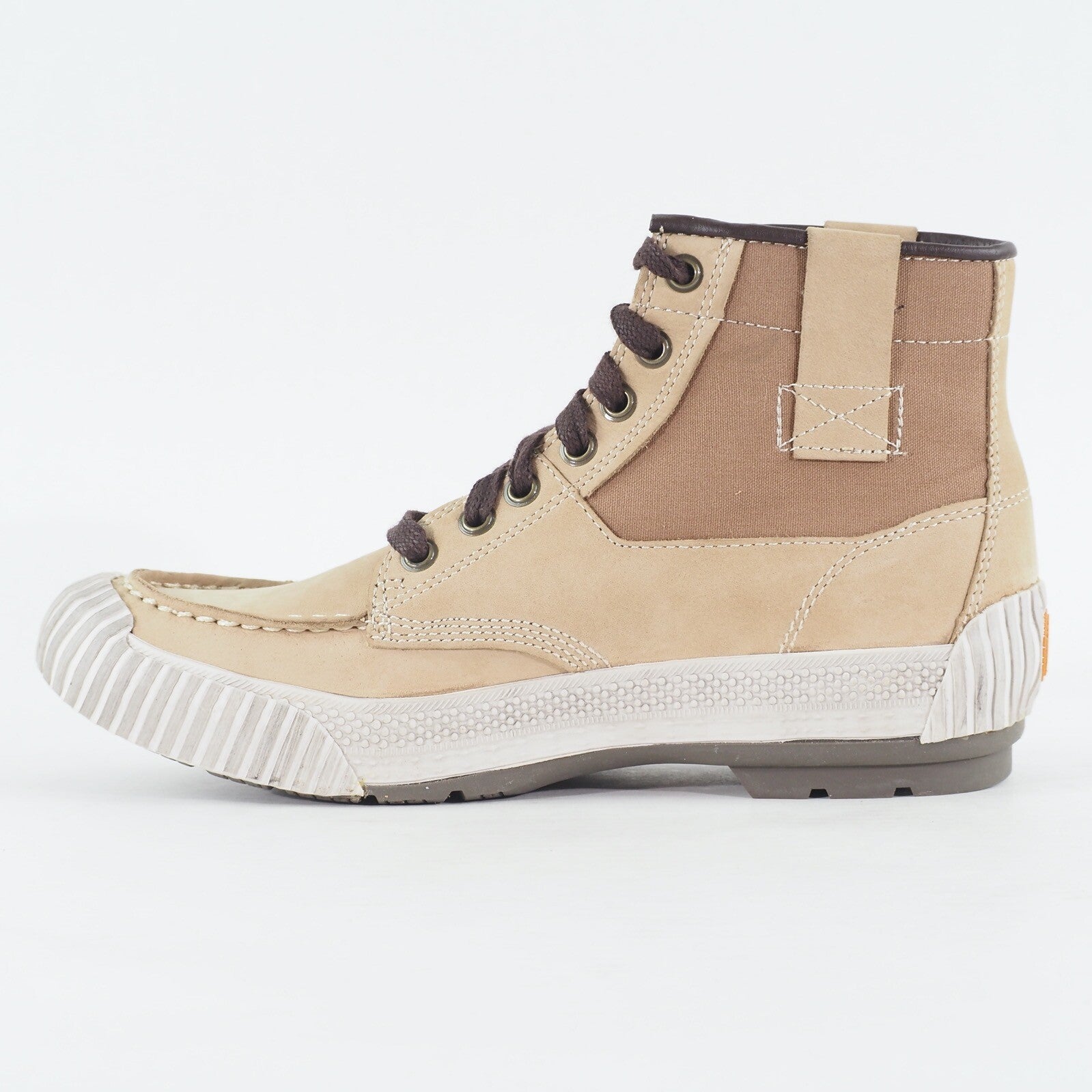 Mens Timberland Hookset 74193 Tan Beige Leather Lace Up Casual Walking Boots