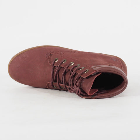 Womens Timberland Dausette A1ZX4 Burgundy Leather Lace Casual Walking Boots