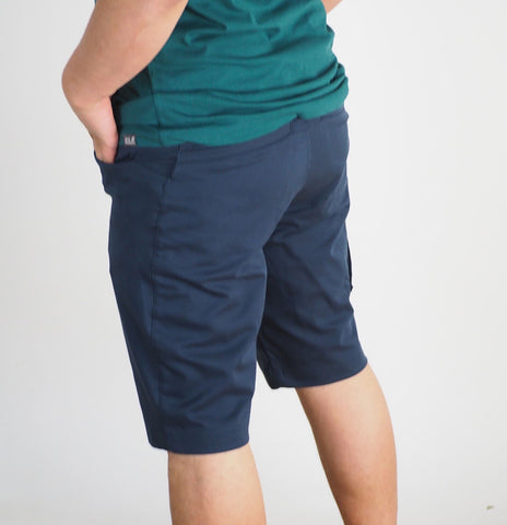 Mens Jack Wolfskin 1502831 Night Blue Casual Light Summer 3 Quarter Shorts