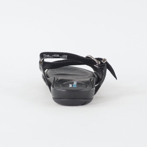 Womens Timberland Pleasant Bay Slide 25636 Black Leather Buckle Casual Sandals