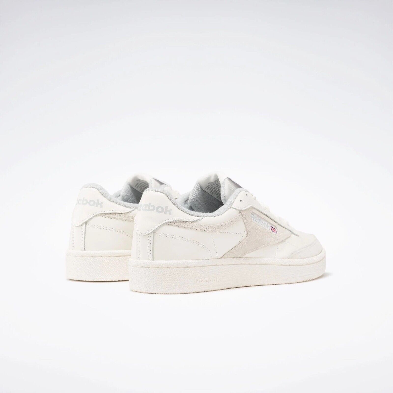 Mens Reebok Club C 85 Leather Cream Unisex Casual Walking Lace Up Trainers