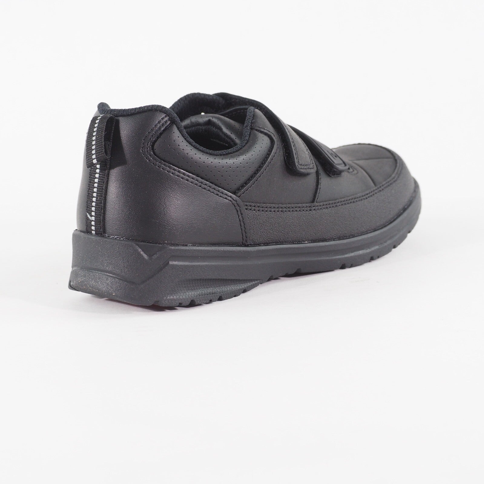 Boys Clarks Reflectace Black Double Strap School Walking Light Kids Shoes