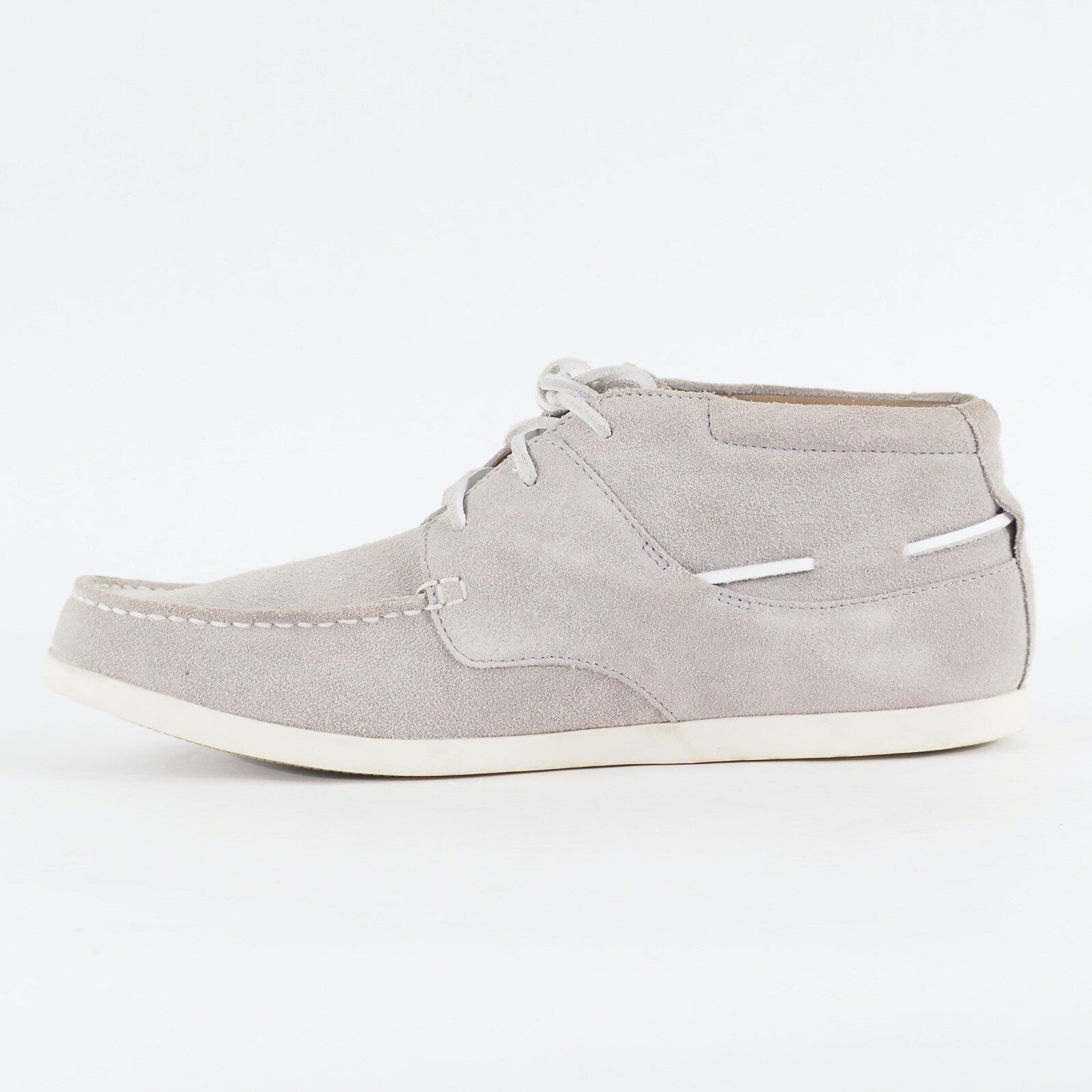 Mens Timberland Earthkeepers 6467R Light Grey Leather Lace Chukka Casual Boots