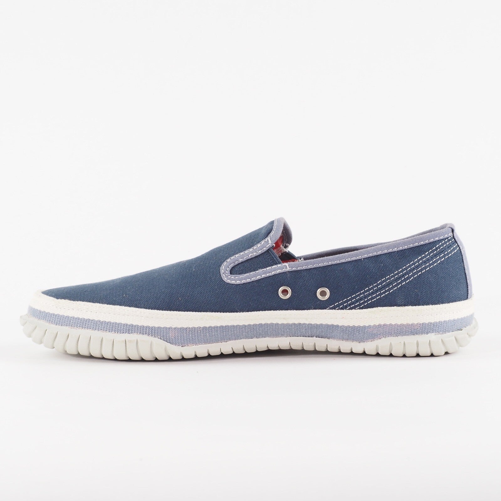 Mens Timberland Classic Earthkeepers 9450B Blue Fabric Slip On Walking Shoes