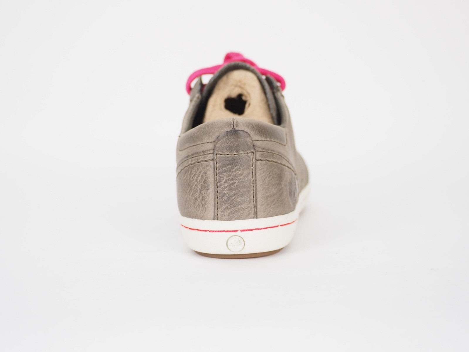 Womens Timberland EK Northport 8037A Grey Leather Lace Up Casual Everyday Shoes