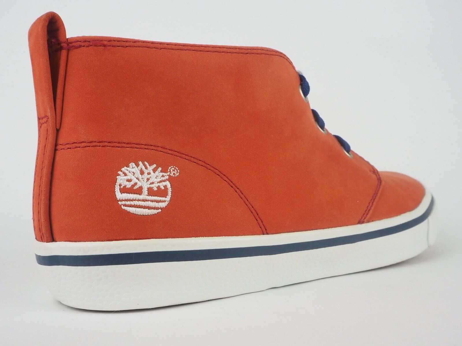 Mens Timberland EK Hookset Camp Chukka 5719R Red Leather Lace Up Mid Trainers