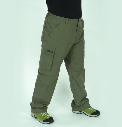 Mens Jack Wolfskin Havana Zip Off 1500821 Granite Regular Fit Hiking Trousers