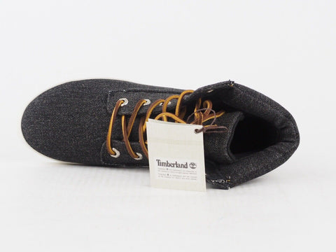 Womens Timberland Earthkeepers 8400B Black Casual Shoes Lace Up Chukka Boots