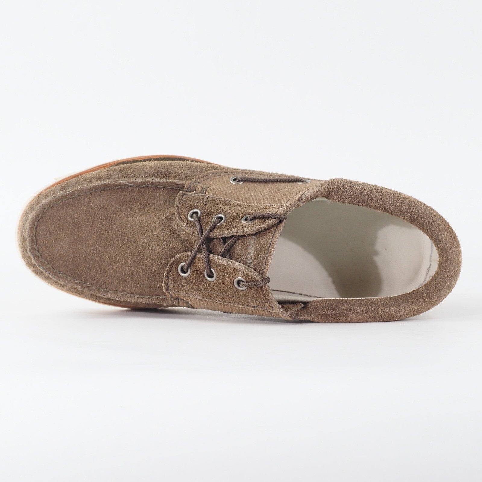 Mens Timberland Abington 3 Eye 81529 Olive Leather Lace Up Casual Walking Shoes