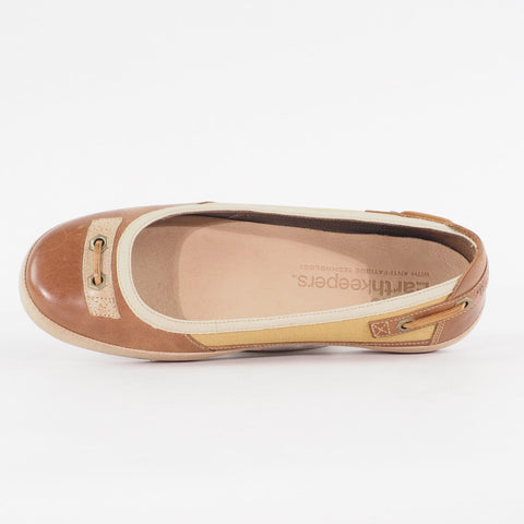 Womens Timberland Dames Vintera FTW Ballerina Ballet 16687 Leather Flat Shoes