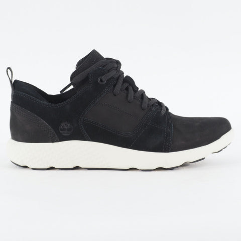 Womens Timberland Flyroam A1S2U Ox Black Leather Lace Up Casual Walking Shoes