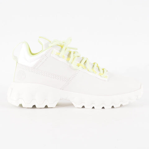 Womens Timberland TBL Edge A2G6N White Nubuck Leather Low Top Casual Trainers