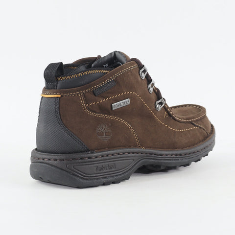 Mens Timberland Carlsbad Chukka Gore Tex 54577 Dark Brown Leather Lace Up Boots