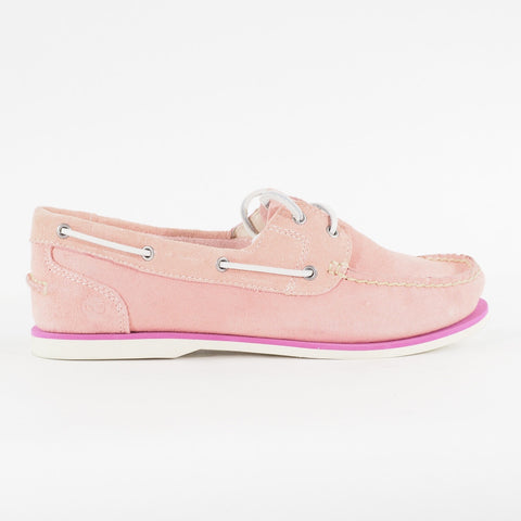 Womens Timberland Marin 8345B Light Pink Leather Casual Boat Shoes