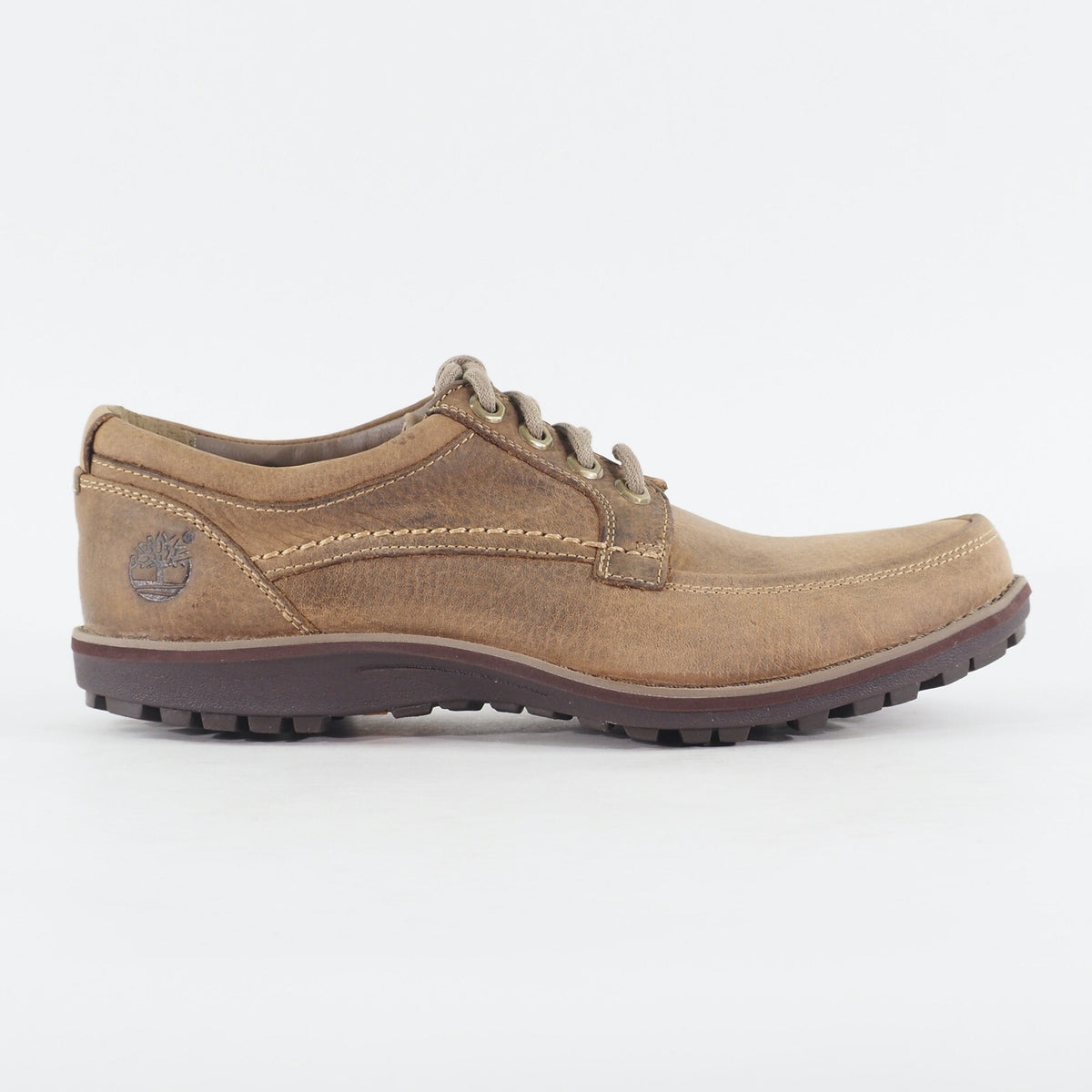 Mens Timberland Kings MTO DFG 23588 Brown Leather Lace Up Smart Casual Shoes