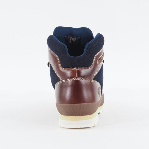 Mens Timberland Euro Hiker A11UA Tan Navy Leather Lace Up Walking Hiking Boots