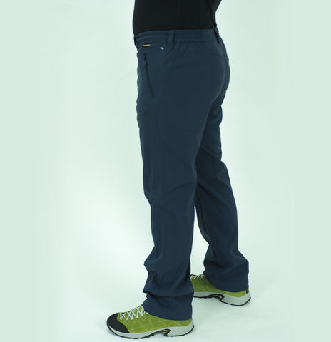 Mens Jack Wolfskin Chino 1502451 Night Blue Regular Fit Warm Hiking Trousers