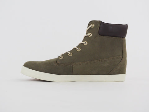 Womens Timberland EK 6 Inch Glastenbury 8057B Dark Olive Leather Chukka Boots