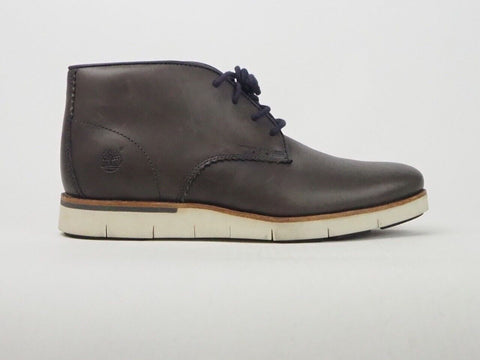 Mens Timberland A174H Preston Hills Chukka Blue Leather Lace Up Low Boots