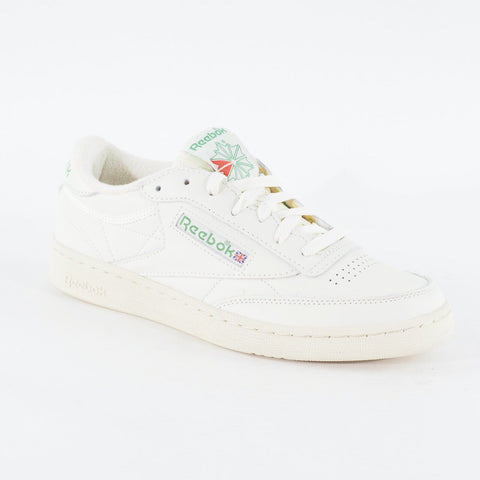 Mens Reebok Club C 85 Vintage DV6434 Chalk White Leather Casual Lace Up Trainers