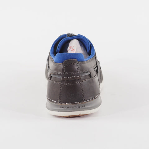 Mens Timberland Earthkeepers 2 Eye 5462A Grey Leather Lace Up Casual Boat Shoes