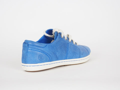 Womens Timberland EK Northprt 8039A Blue Leather Lace Up Casual Low Trainers